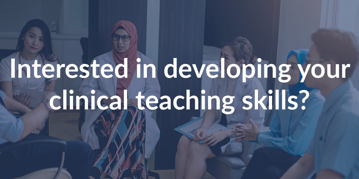 INTAPT banner - Interested in developing your clinical teaching skills? 