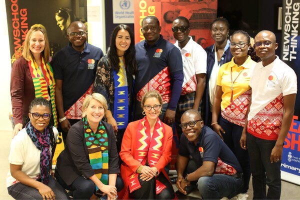 DFCM Leadership team, led by Chair Dr. Danielle Martin, alongside the KNUST delegation led by Pro Vice-Chancellor Professor Ellis Owusu-Dabo