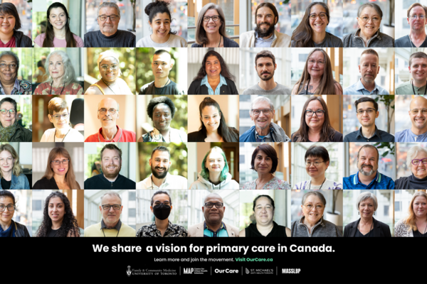 Collage of OurCare's patient panelists from across Canada