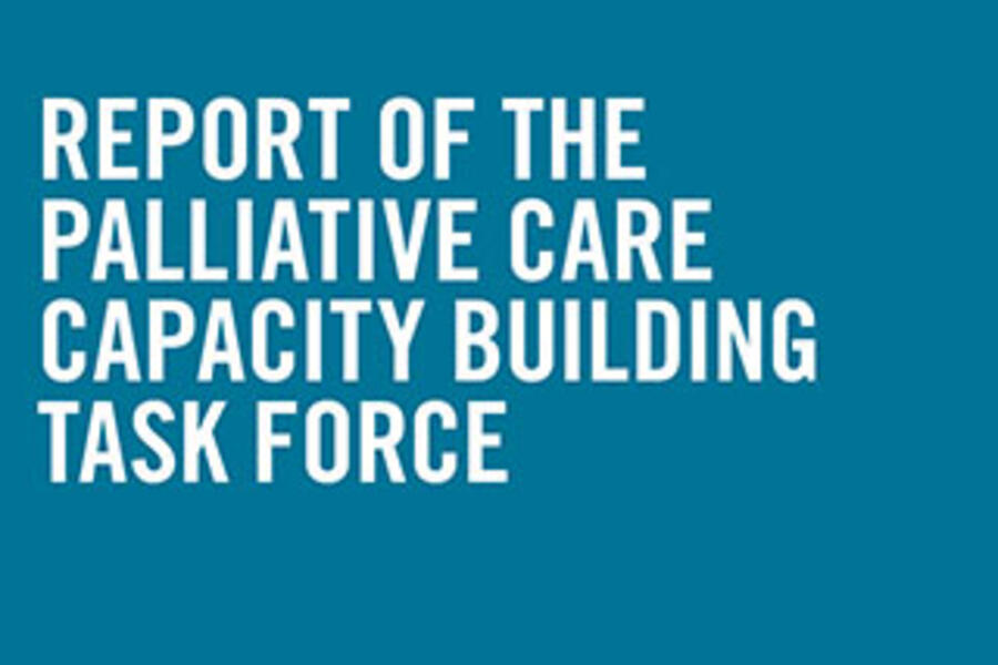 Palliative Care Report