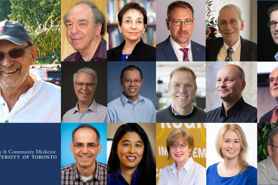 collage of photos featuring the sixteen researchers from u of t 