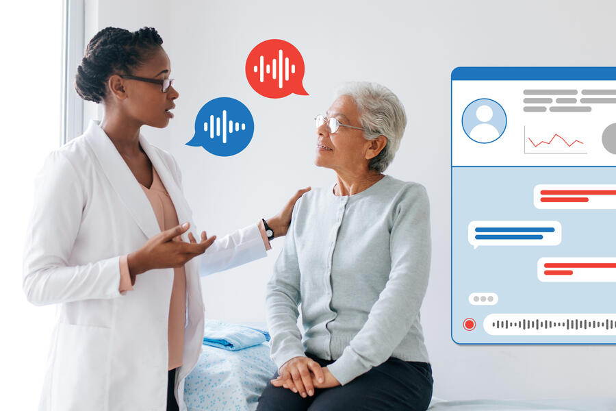 doctor speaking with patient