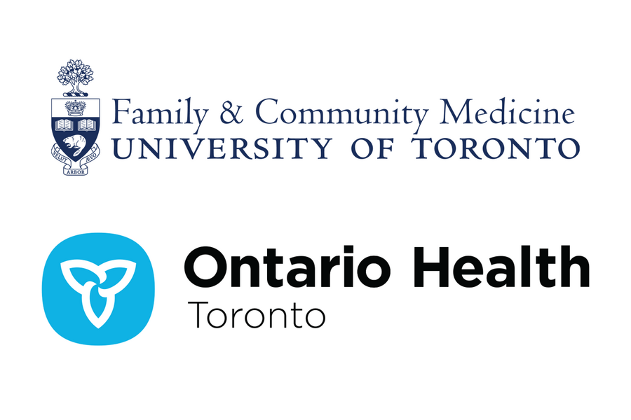 DFCM logo and Ontario Health Toronto logo