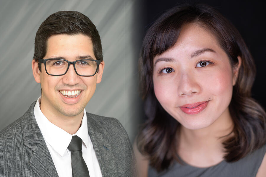 Dr. Michael Taglione and Dr. Vivian Tam