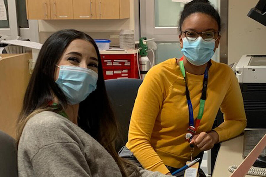 Yolanda Delmonte and Mahalia Dixon, RBC Pathway to Peers
