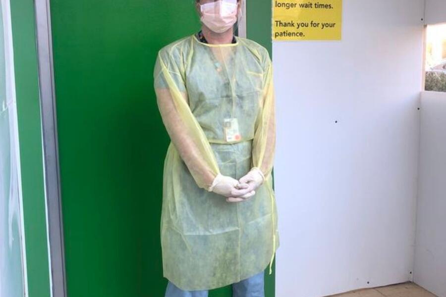 Dr. Elliot Lass in PPE