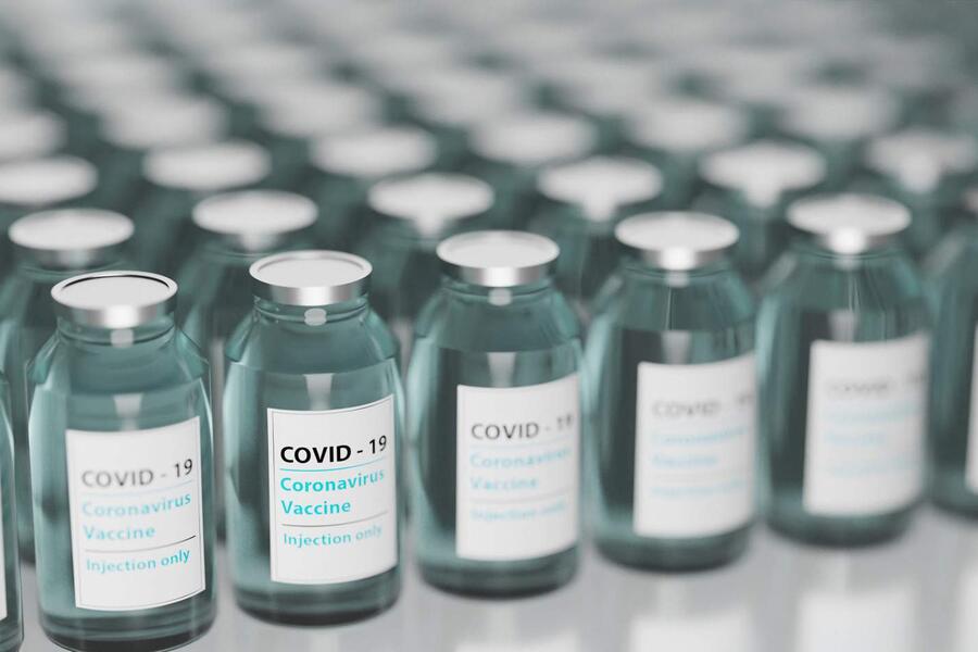 COVID-19 vaccine stock image