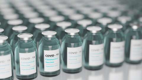COVID-19 vaccine stock image