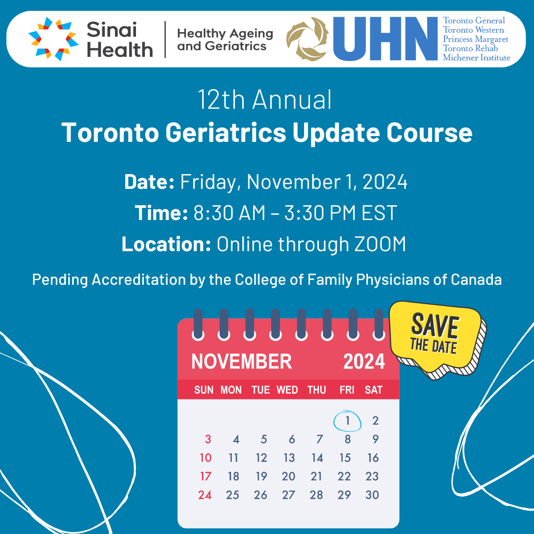 Toronto Geriatrics Update Course