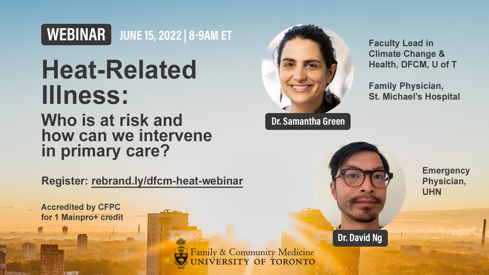 Heat Webinar - Dr. Samantha Green