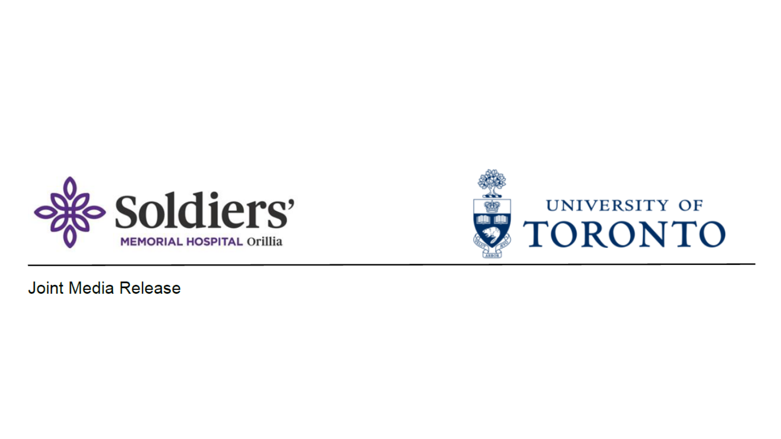 Joint media release