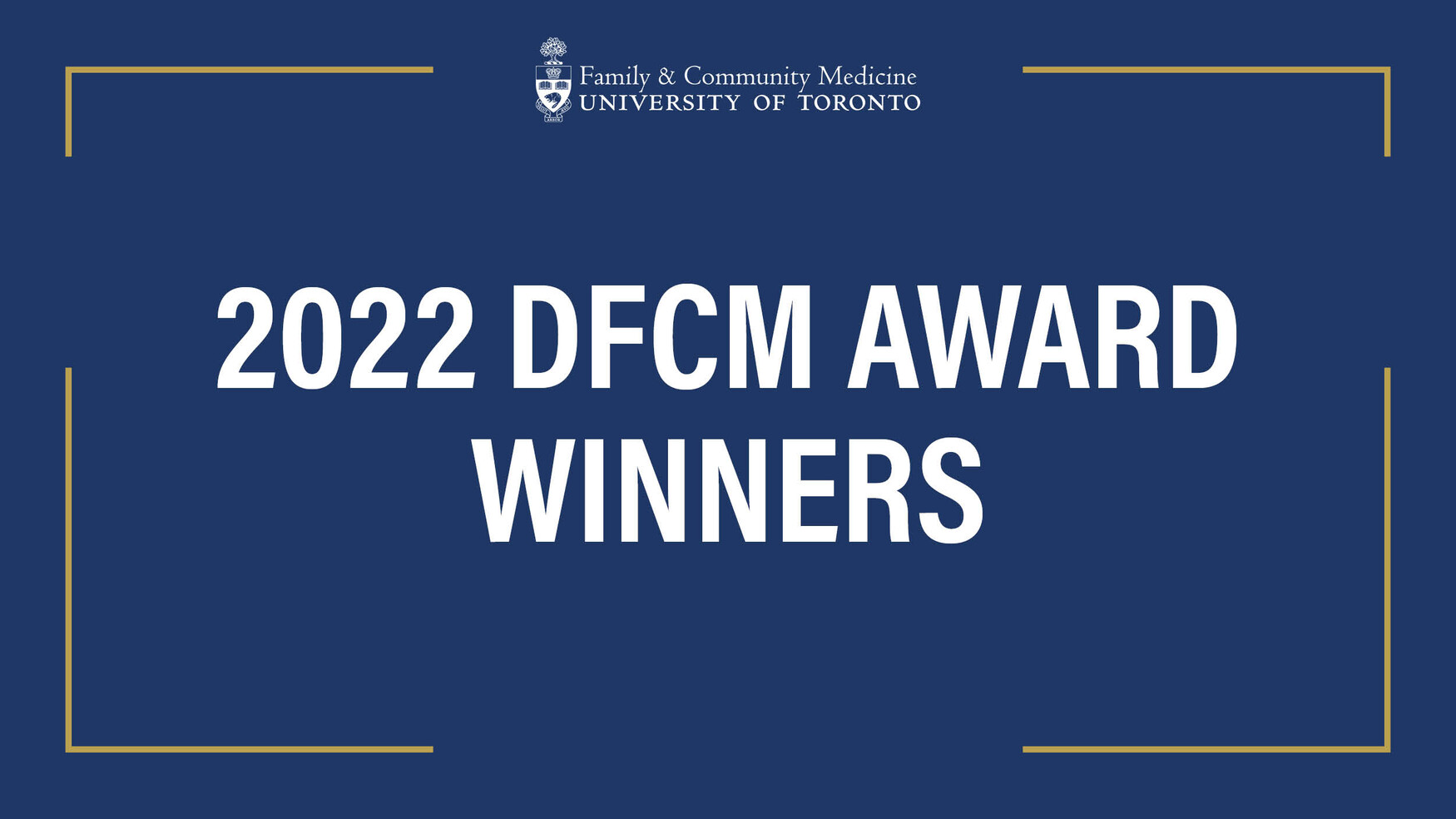 2022 DFCM Award Winners