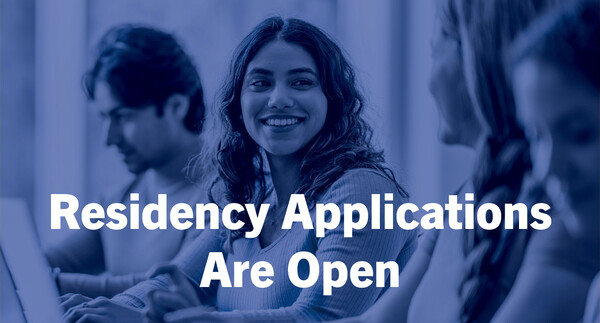 Residency Applications Are Open